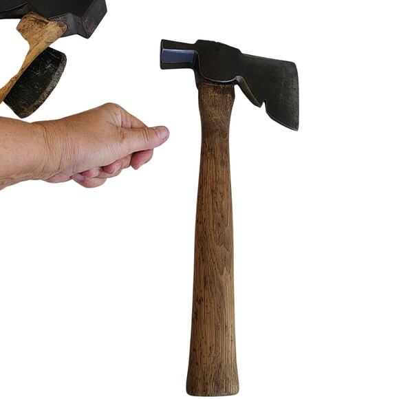 VINTAGE PLUMB VICTORY HAMMER HATCHET  14" FLINT EDGE - Picture 4 of 4